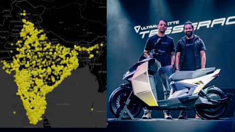 इलेक्ट्रिक स्कूटर क्रांति: Ultraviolette Tesseract ने 50,000 बुकिंग्स पार कीं इलेक्ट्रिक स्कूटर क्रांति: Ultraviolette Tesseract ने 50,000 बुकिंग्स पार कीं