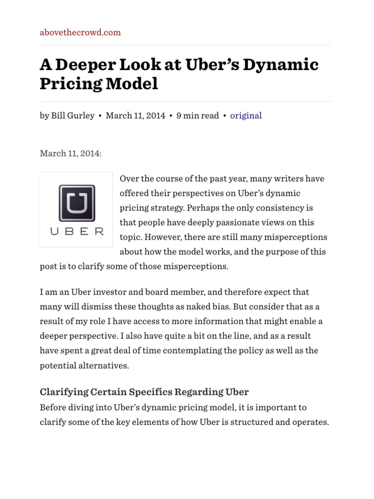 Understanding Uber's New Driver Subscription And Commission Model Understanding Uber's New Driver Subscription And Commission Model