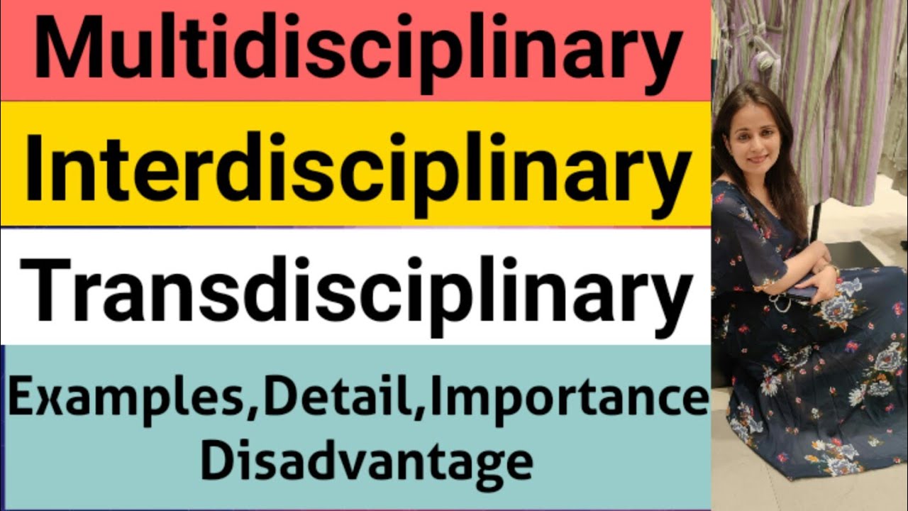 Why Choose Interdisciplinarity And Transdisciplinarity? A Practical Overview Why Choose Interdisciplinarity And Transdisciplinarity? A Practical Overview