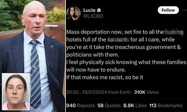 Wife Of Ex-Tory Councillor Challenges Racial Hatred Conviction Wife Of Ex-Tory Councillor Challenges Racial Hatred Conviction