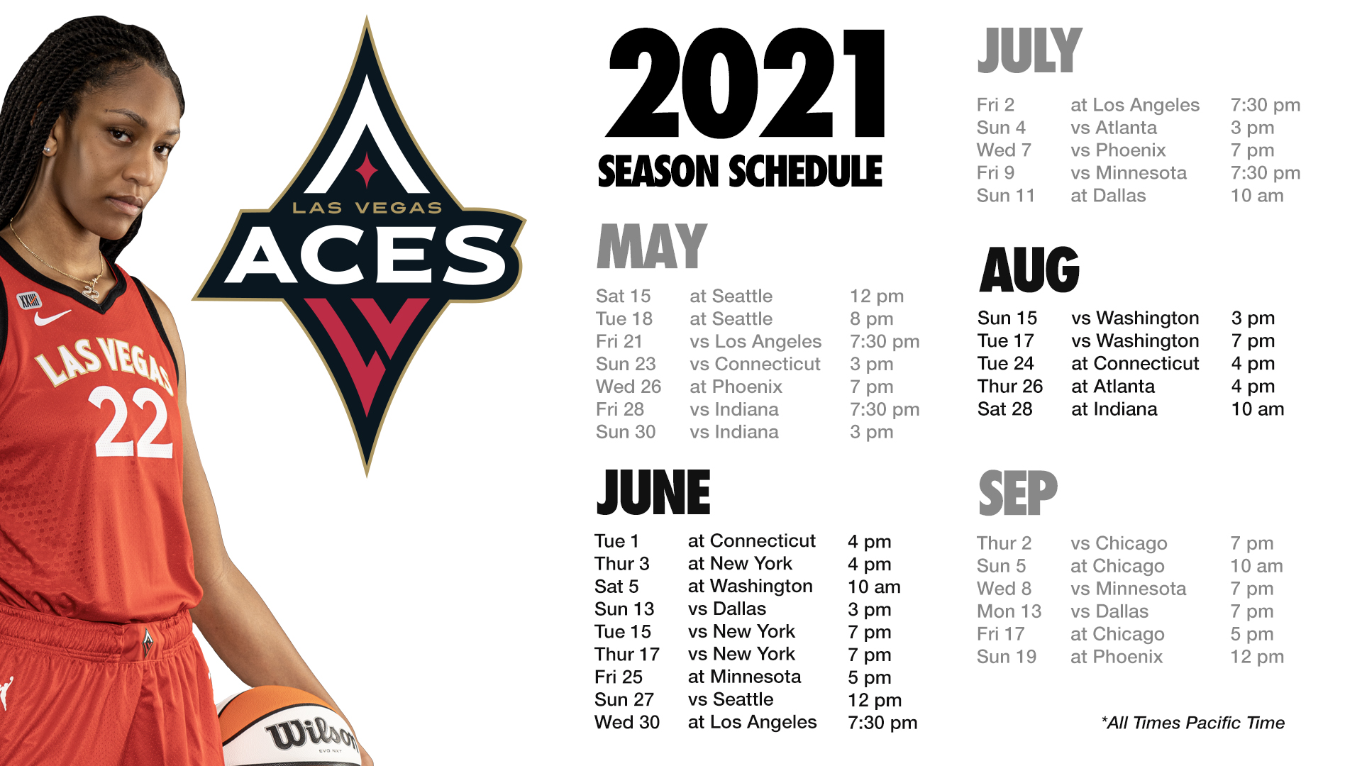 WNBA: Las Vegas Aces Make Roster Cut; Forward Released WNBA: Las Vegas Aces Make Roster Cut; Forward Released