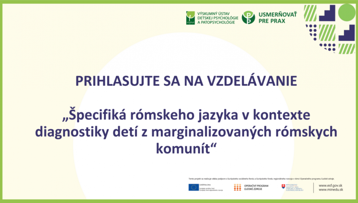 Zber Dát Pre Aktualizáciu Atlasu Rómskych Komunít Sa Začína V Apríli Zber Dát Pre Aktualizáciu Atlasu Rómskych Komunít Sa Začína V Apríli